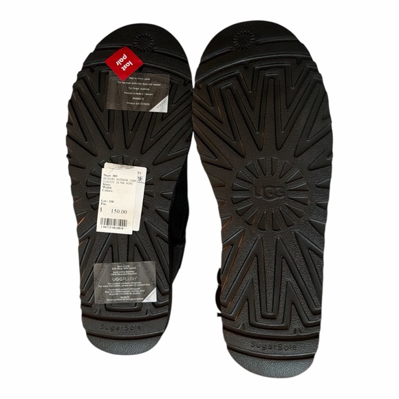 UGG Classic Ultra Mini Black Boots Women’s Size 11 NIB - Picture 7 of 9